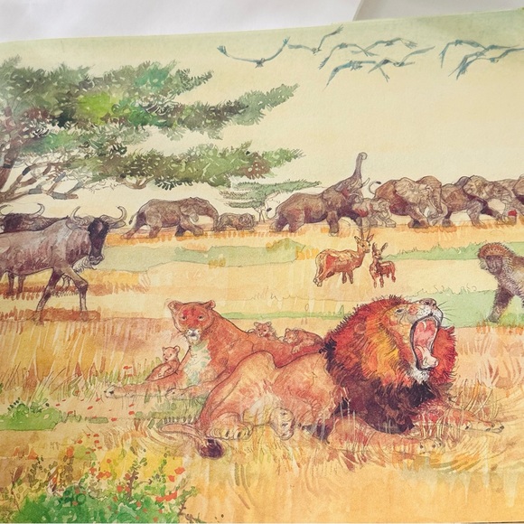 The Lion & The Mouse Jerry Pinkney Hardcover Aesop’s Fable Picture Book - Picture 3 of 6